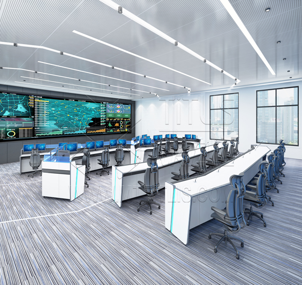 某地公安分局合成作战中心