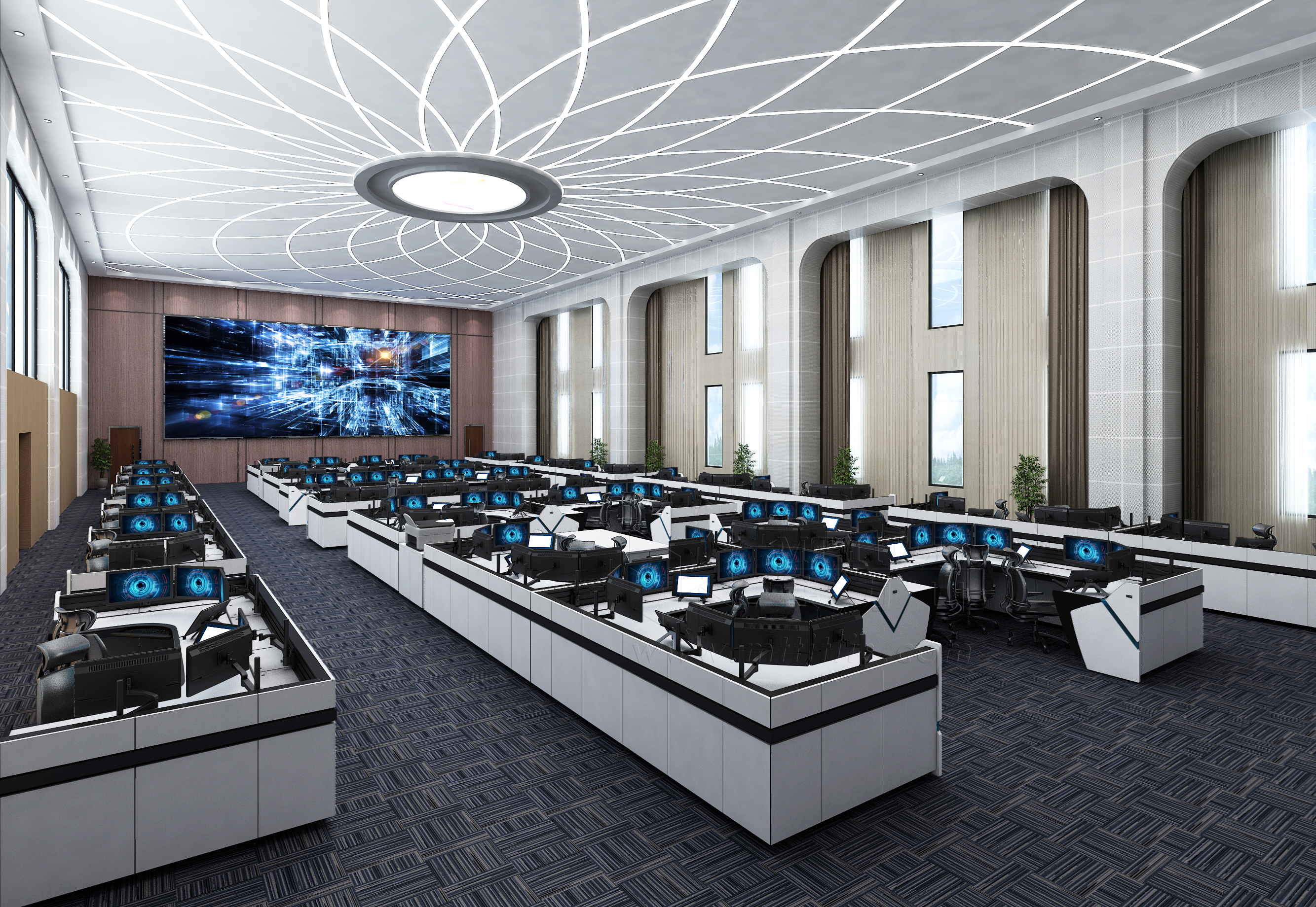 某市轨道交通指挥控制中心